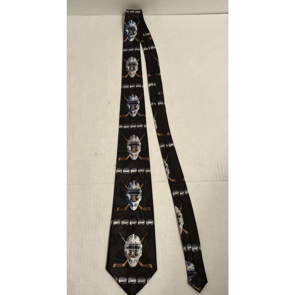 Steven Harris Hockey Equipment Black Neck Tie one-size Men's 56”
